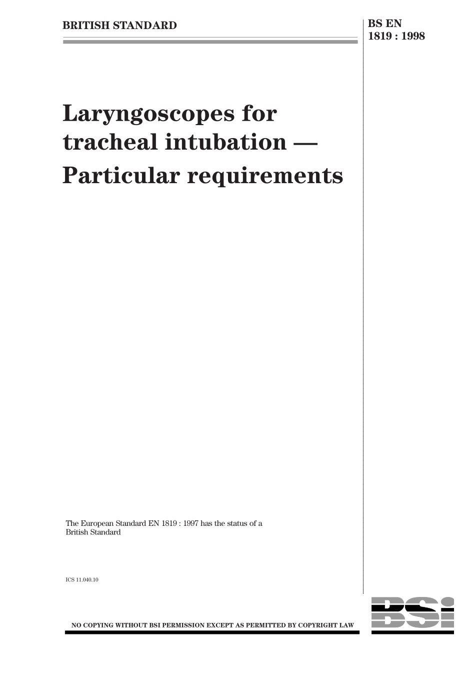 BS EN 01819-1998.pdf_第1页