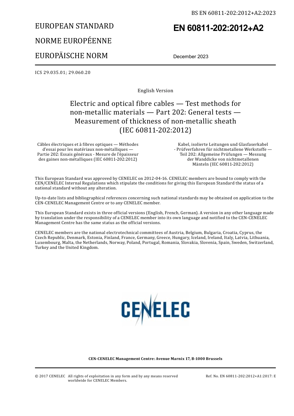 BS EN 60811-202-2012 + A2-2023.pdf_第3页