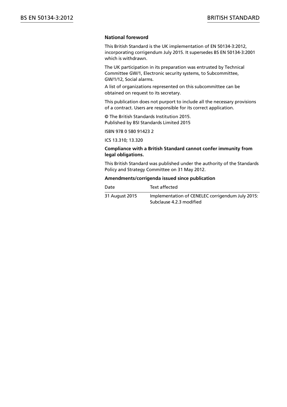 BS EN 50134-3-2012 (2015).pdf_第2页