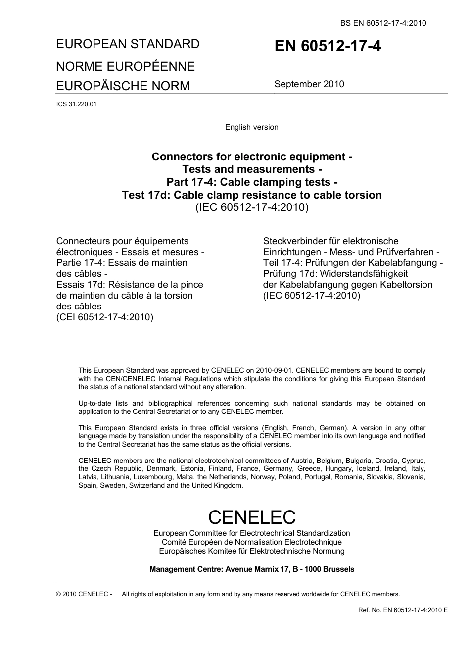 BS EN 60512-17-4-2010.pdf_第3页