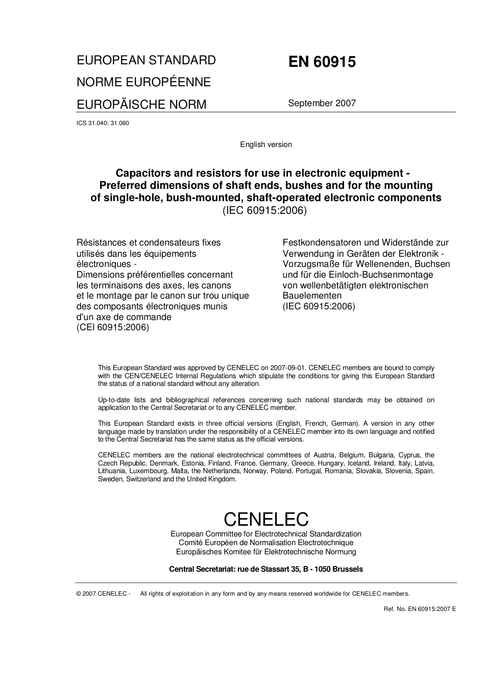 BS EN 60915-2007 (2008).pdf_第3页