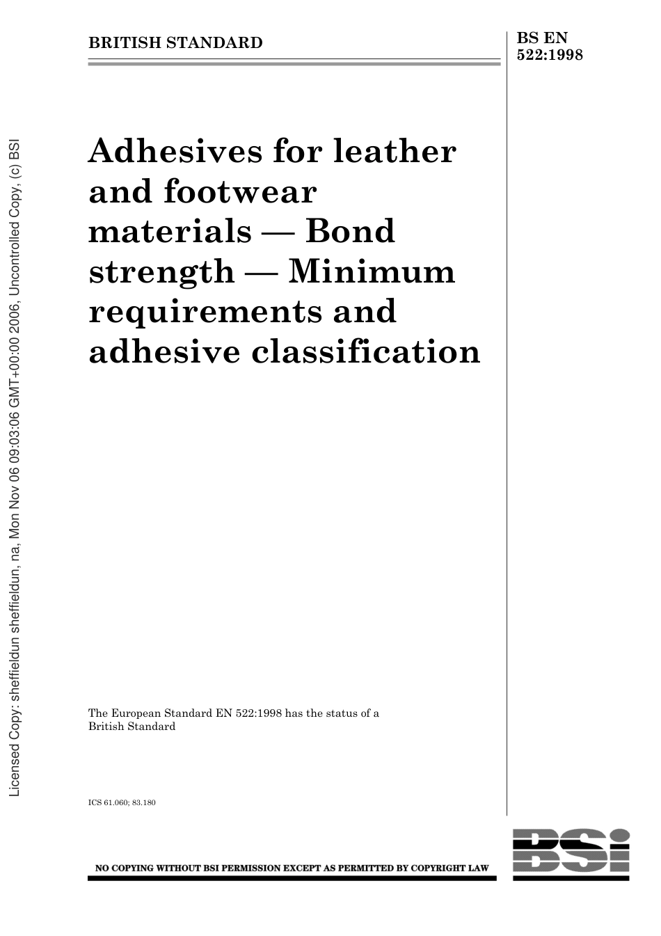 BS EN 00522-1998 (1999).pdf_第1页