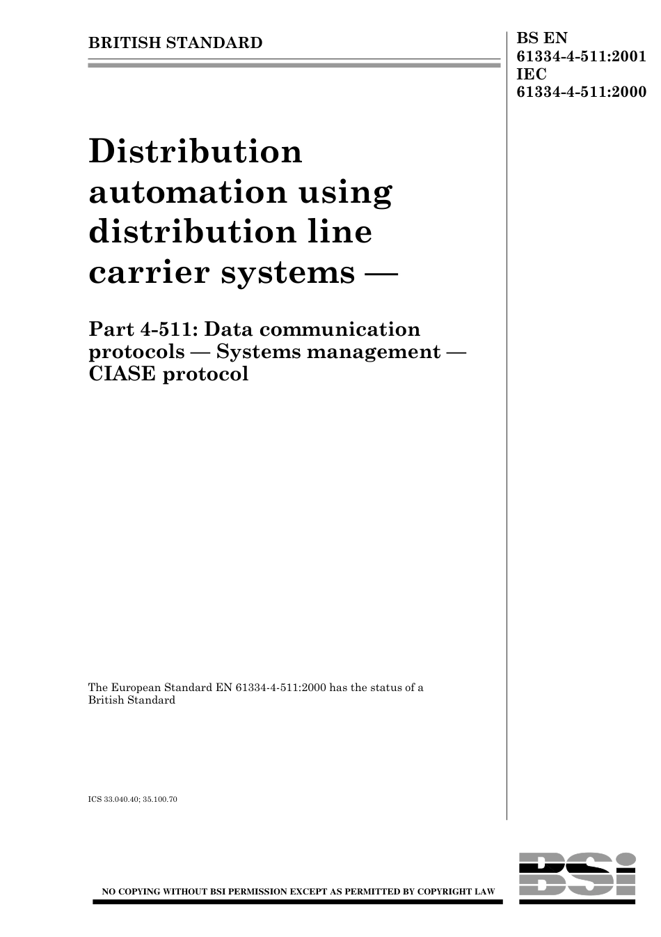 BS EN 61334-4-511-2001.pdf_第1页