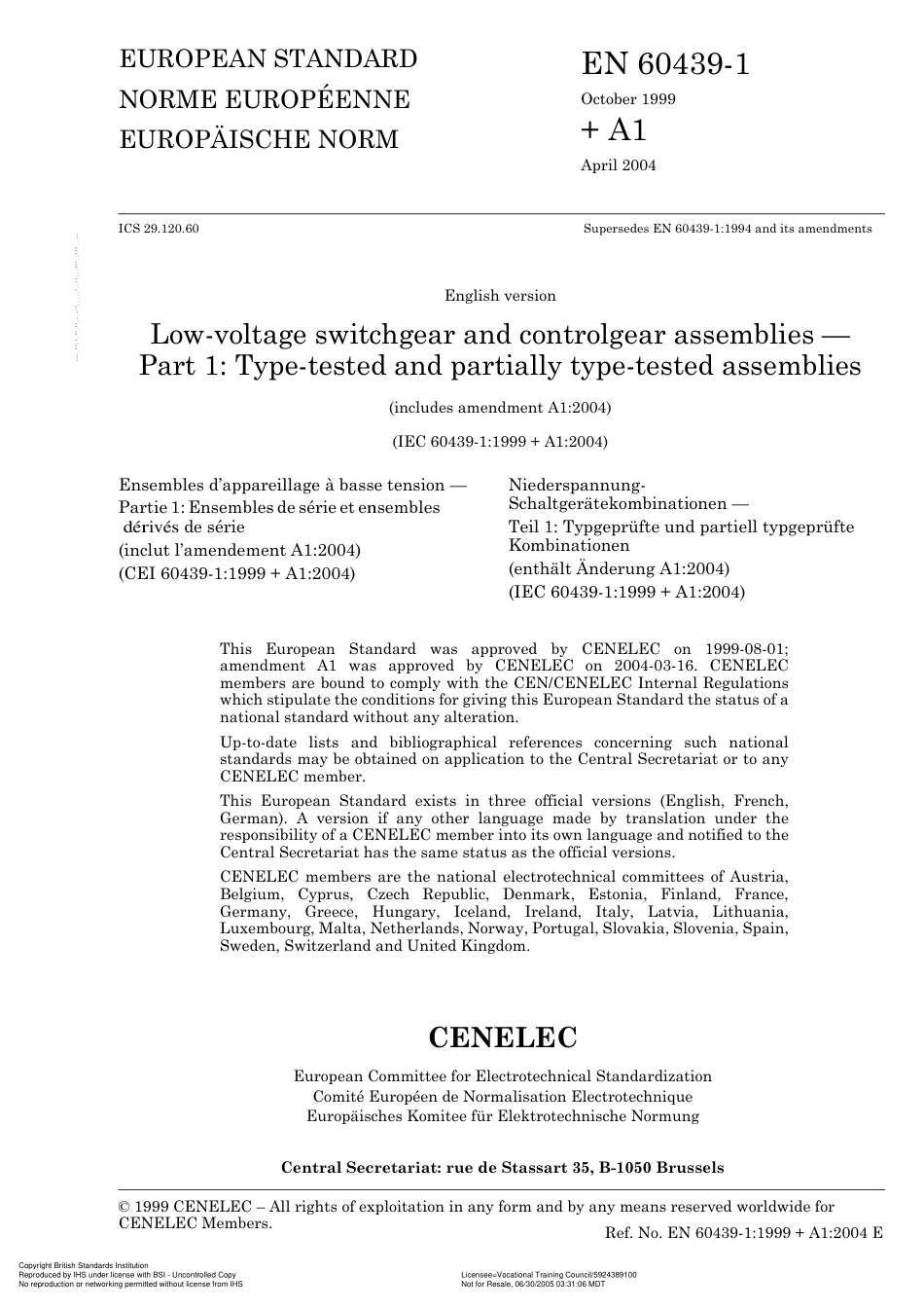 BS EN 60439-1-1999 (2004) IEC 60439-1-1999.pdf_第3页