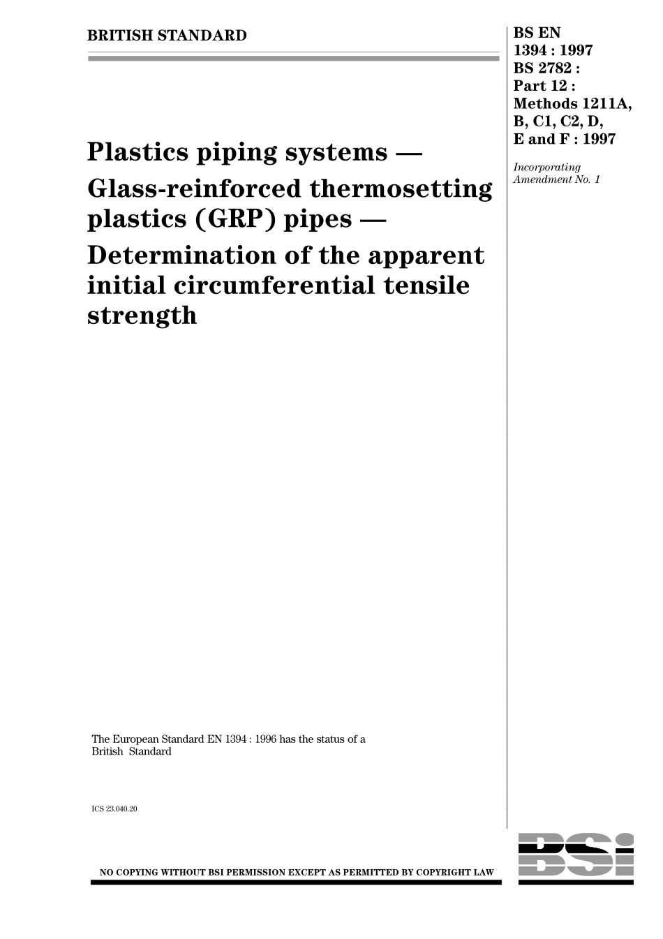 BS EN 01394-1997 (1998).pdf_第1页