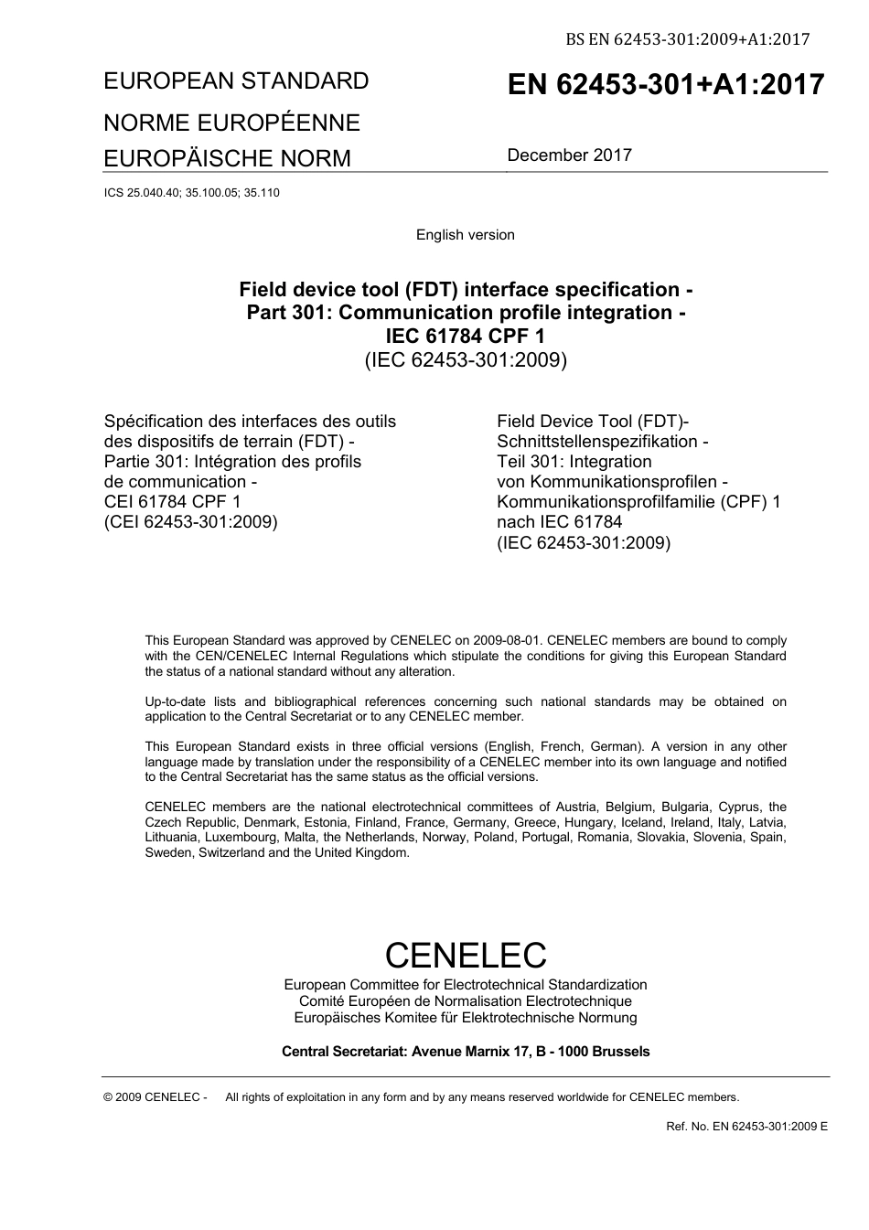 BS EN 62453-301-2009 + A1-2017.pdf_第3页