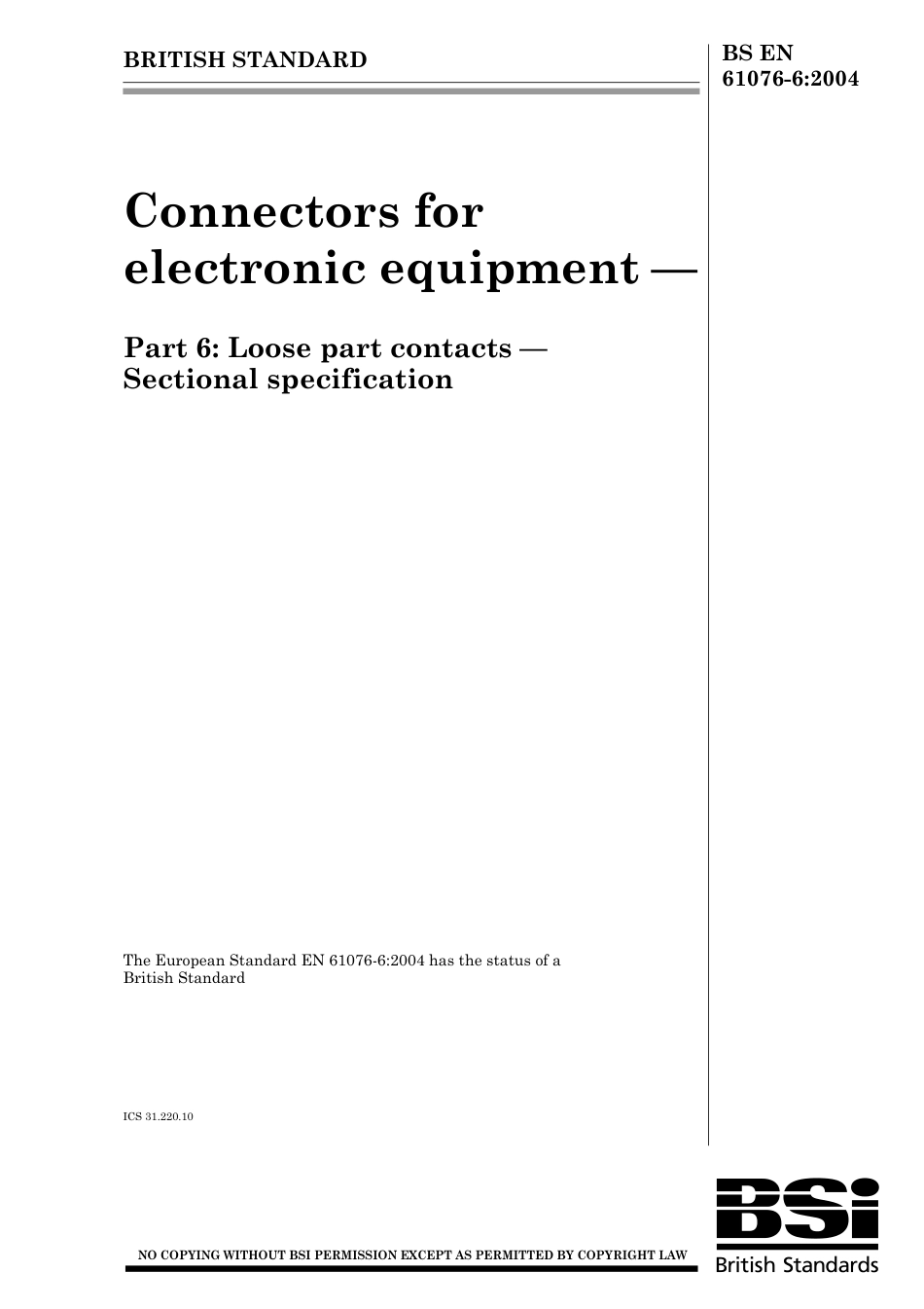 BS EN 61076-6-2004.pdf_第1页