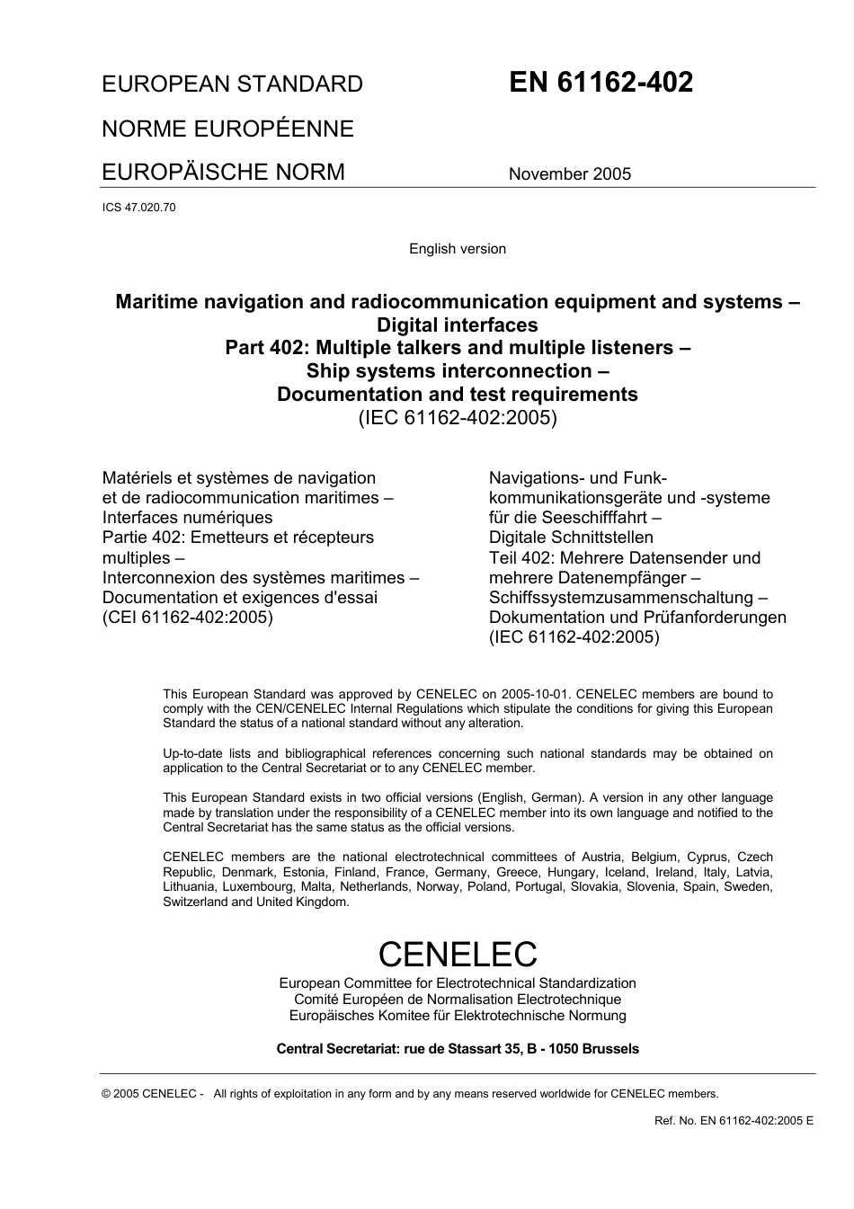 BS EN 61162-402-2005.pdf_第3页