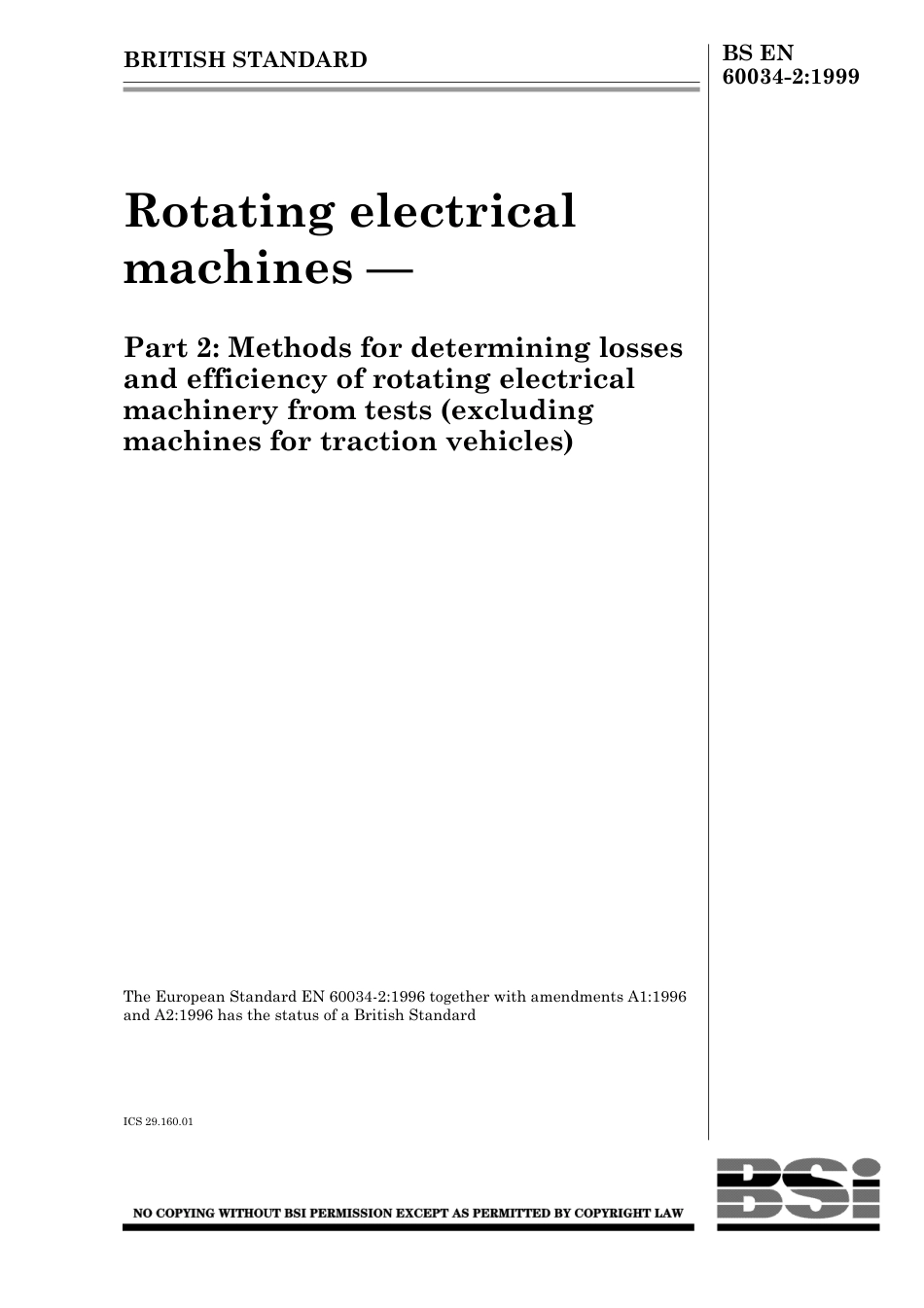 BS EN 60034-2-1999 (2000).pdf_第1页