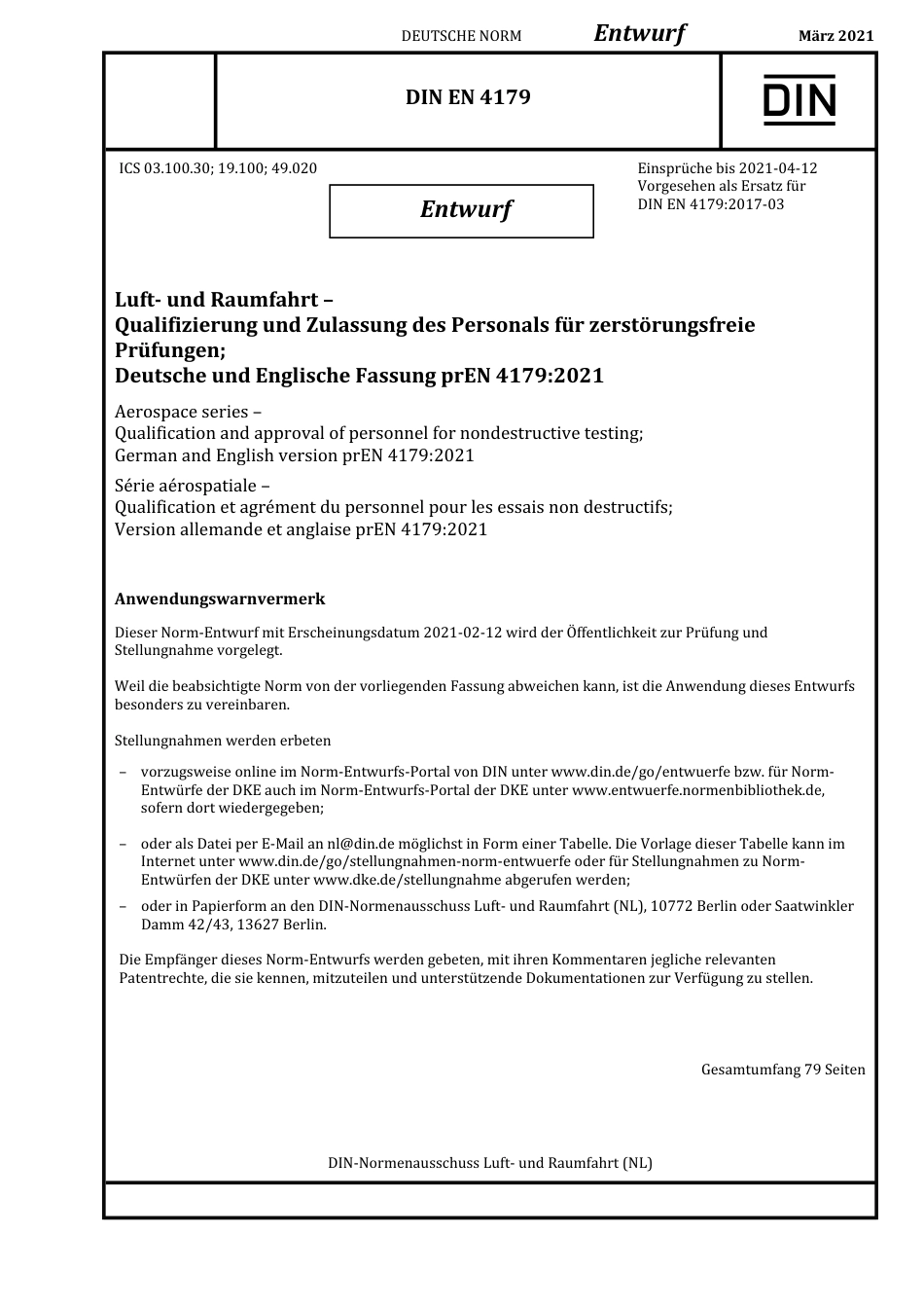 DIN_EN_4179_E__2021-03.pdf_第1页