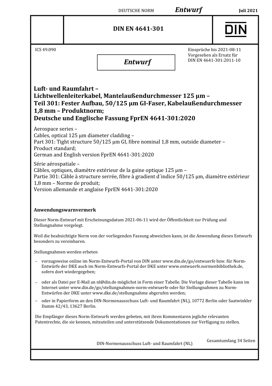 DIN_EN_4641-301_E__2021-07.pdf_第1页