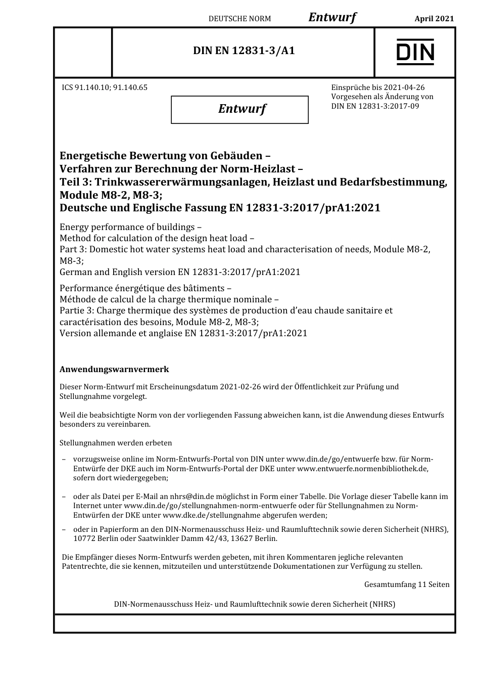 DIN_EN_12831-3_A-1_E__2021-04.pdf_第1页