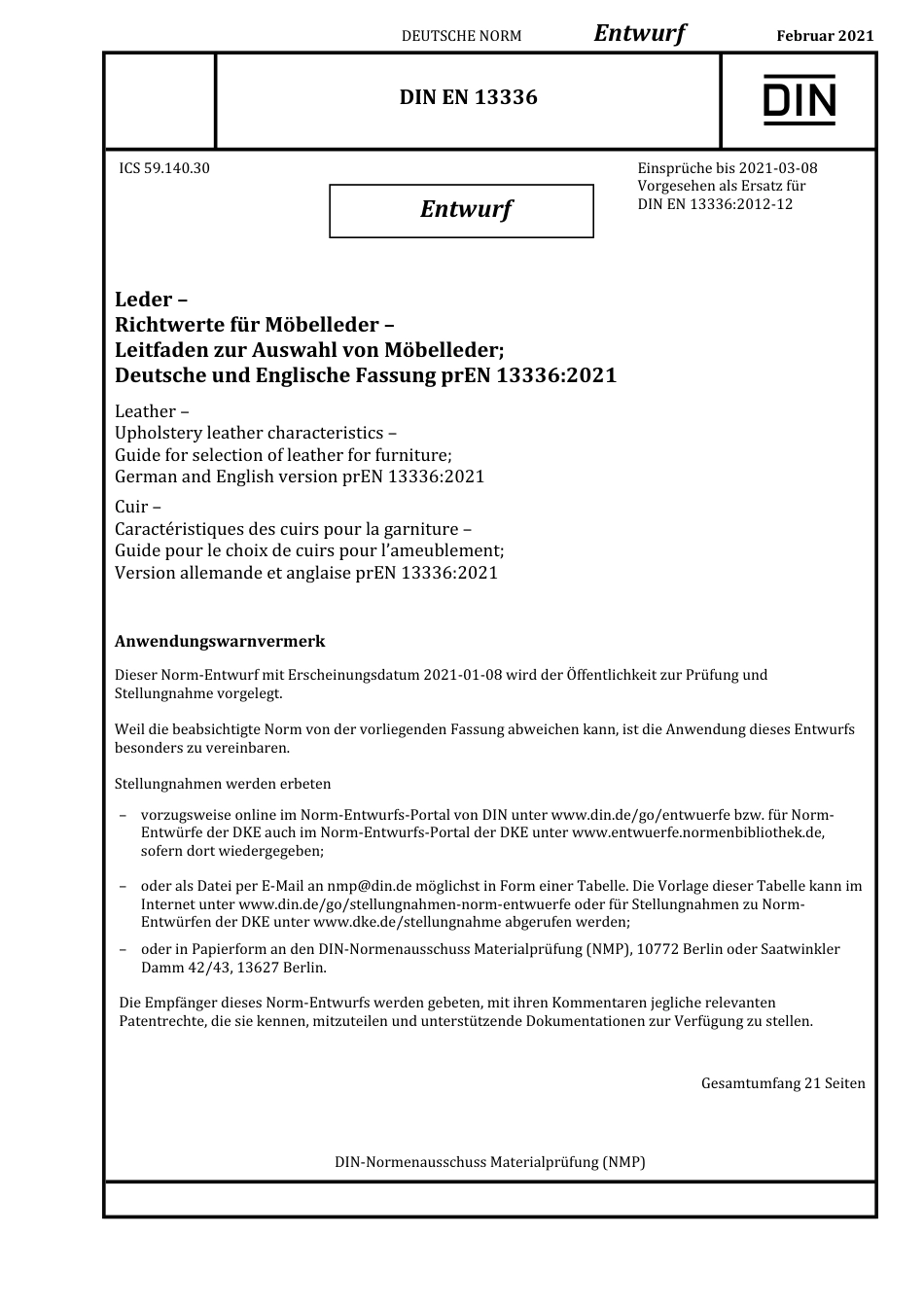 DIN_EN_13336_E__2021-02.pdf_第1页