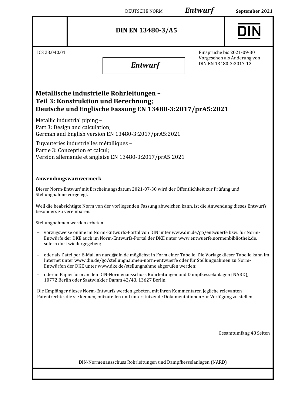 DIN_EN_13480-3_A-5_E__2021-09.pdf_第1页