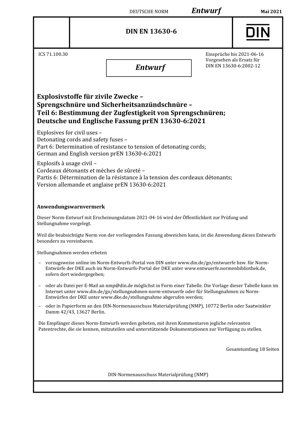 DIN_EN_13630-6_E__2021-05.pdf_第1页