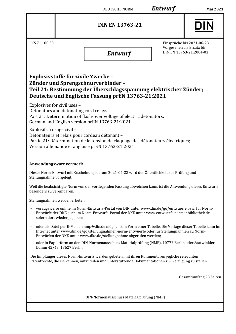 DIN_EN_13763-21_E__2021-05.pdf_第1页