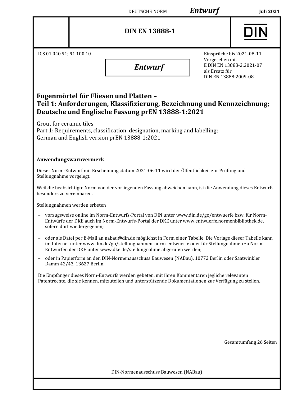 DIN_EN_13888-1_E__2021-07.pdf_第1页