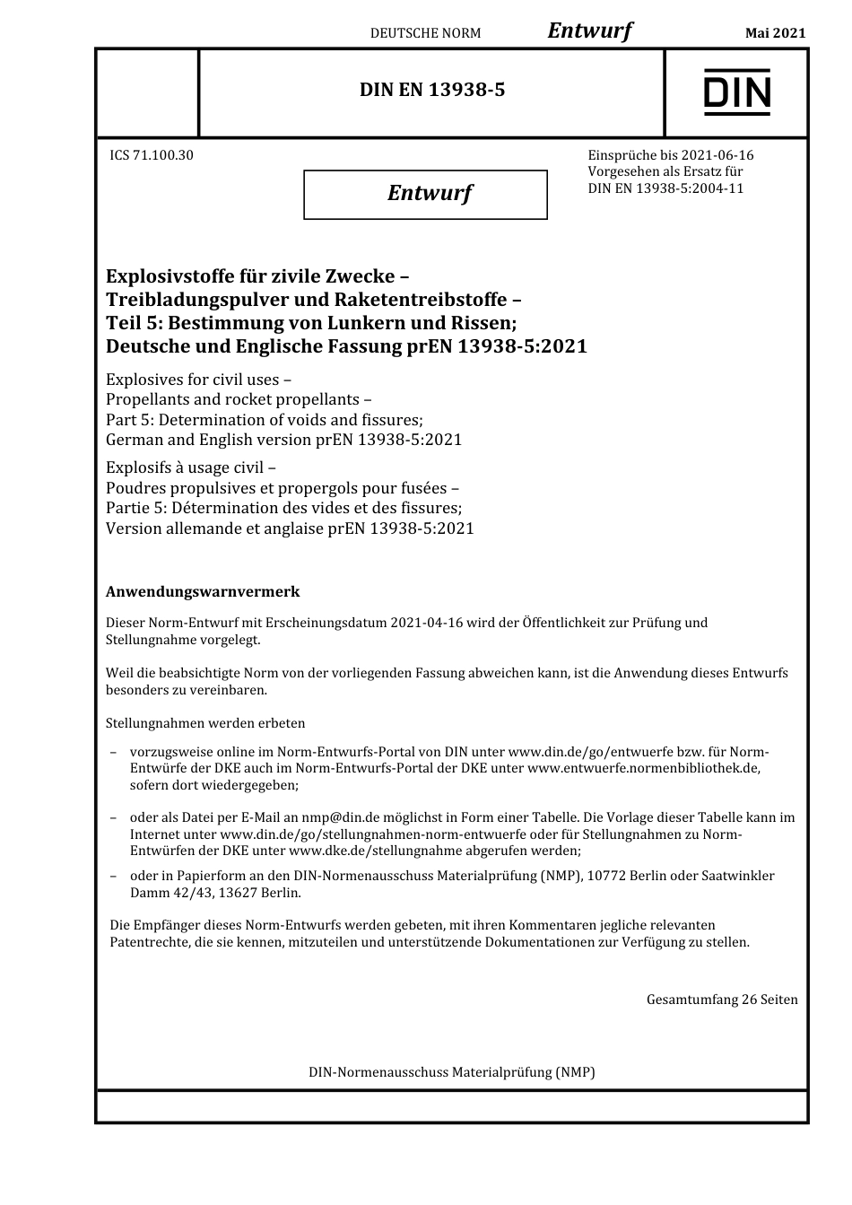DIN_EN_13938-5_E__2021-05.pdf_第1页