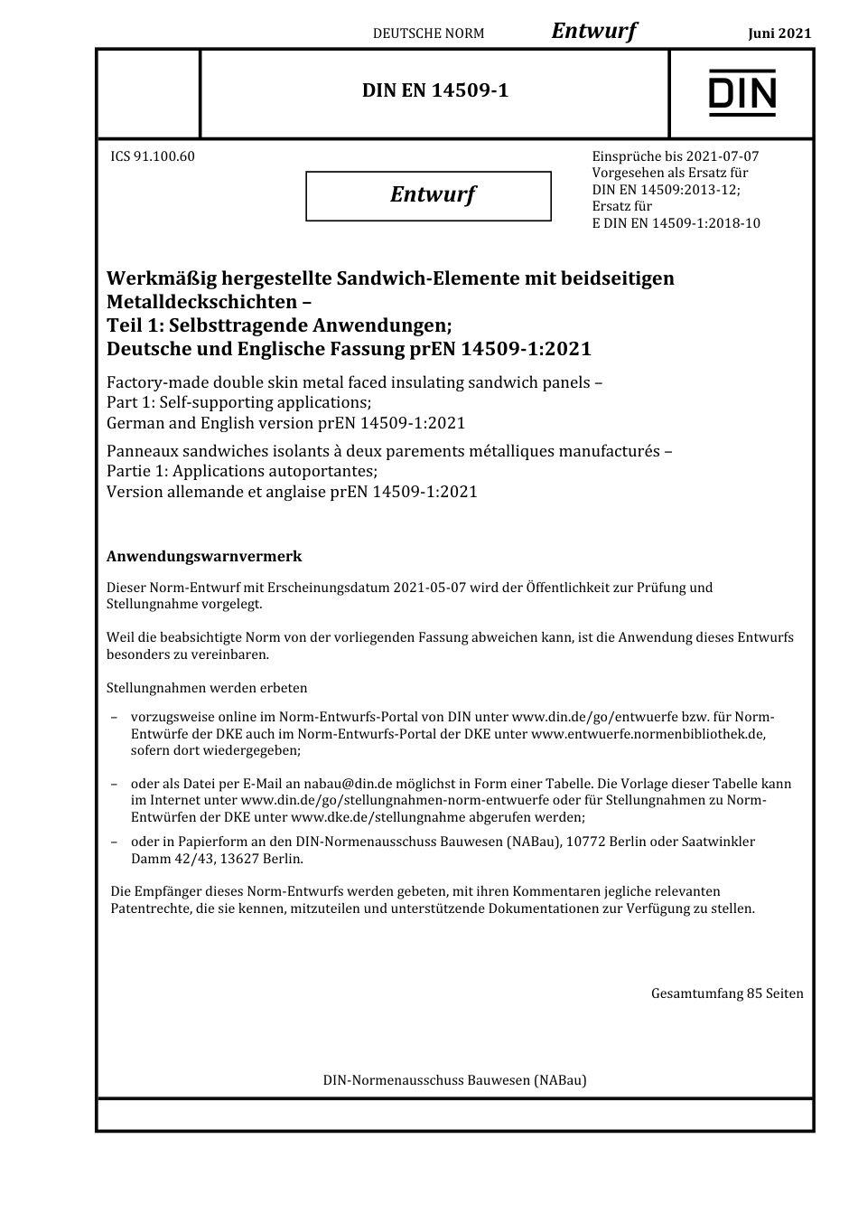 DIN_EN_14509-1_E__2021-06.pdf_第1页