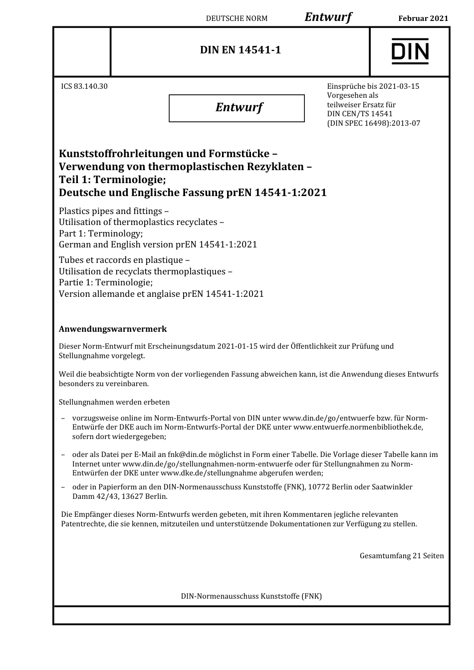 DIN_EN_14541-1_E__2021-02.pdf_第1页