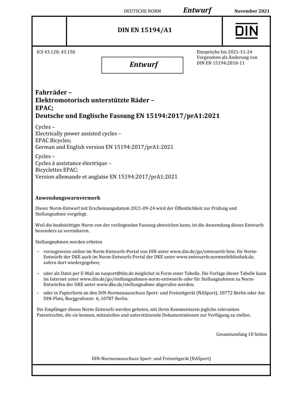 DIN_EN_15194_A1_E__2021-11.pdf_第1页