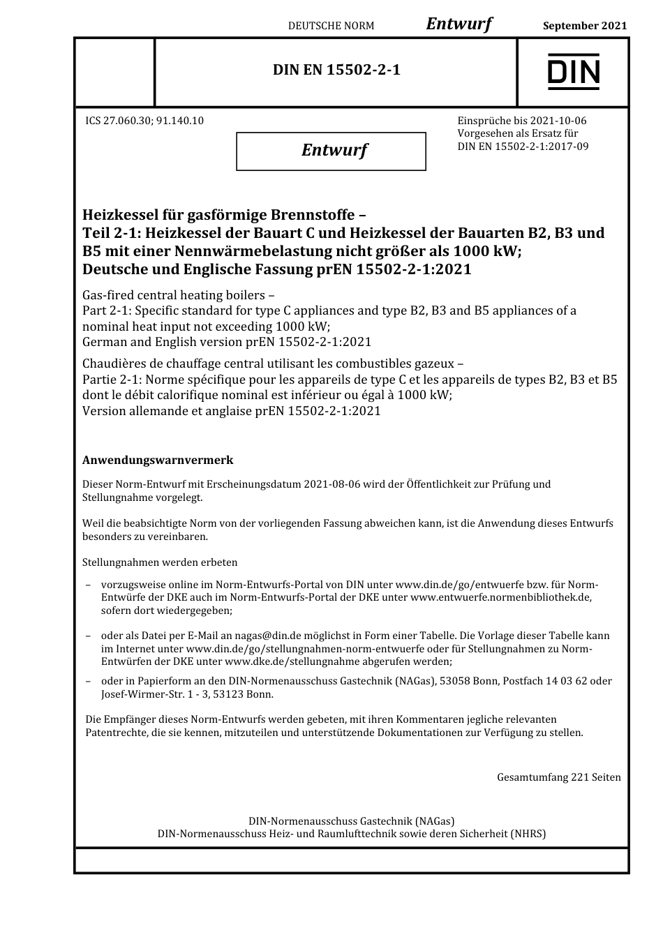 DIN_EN_15502-2-1_E__2021-09.pdf_第1页