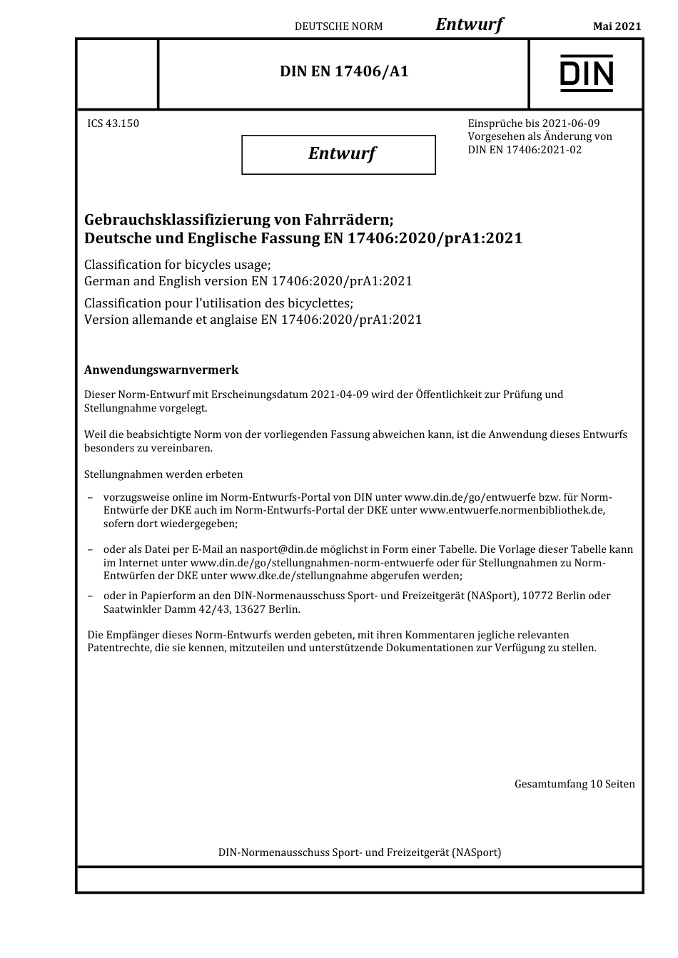 DIN_EN_17406_A-1_E__2021-05.pdf_第1页