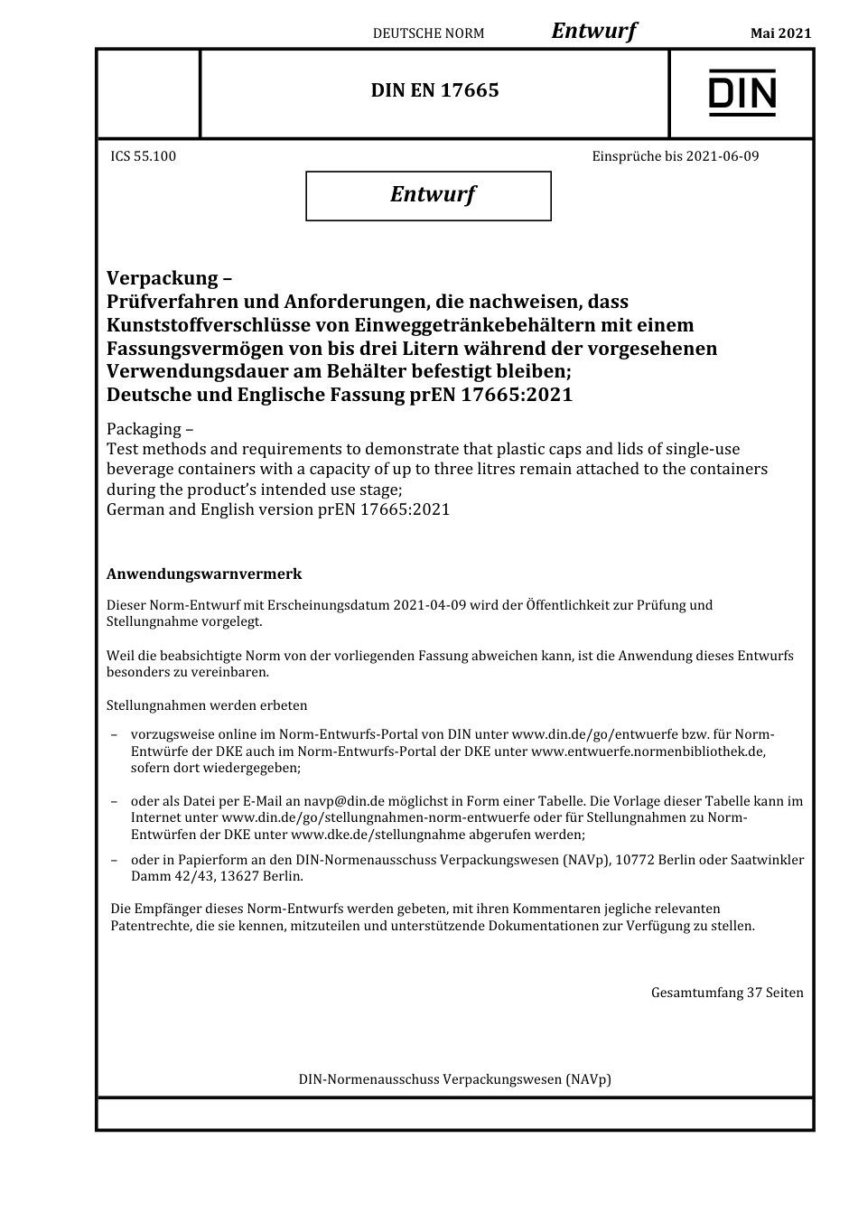 DIN_EN_17665_E__2021-05.pdf_第1页