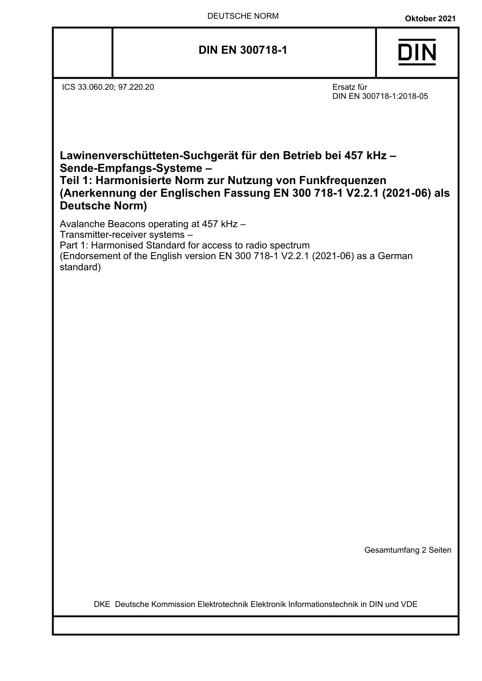 DIN_EN_300718-1__2021-10.pdf_第1页