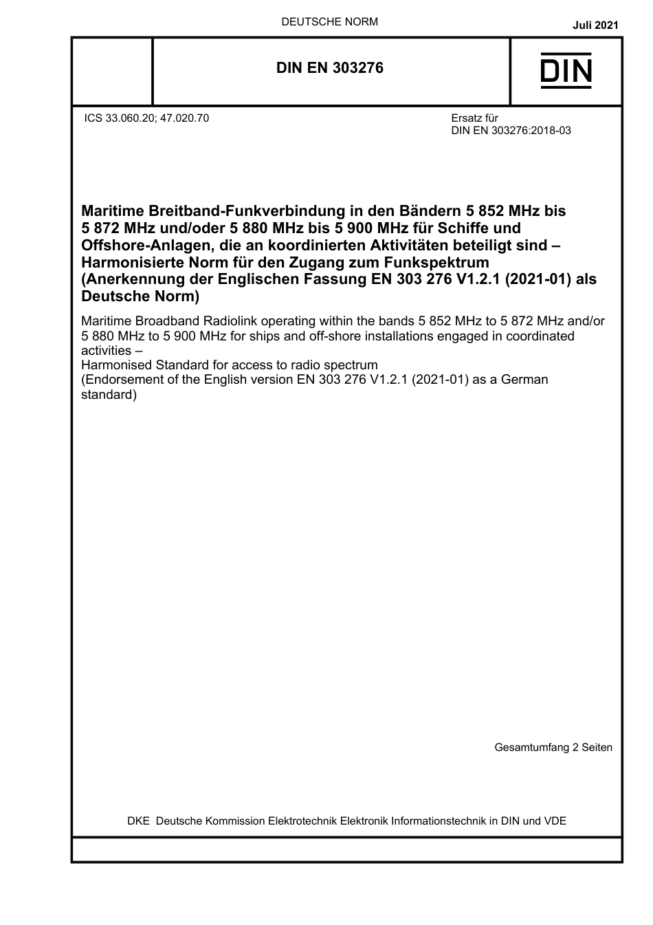 DIN_EN_303276__2021-07.pdf_第1页