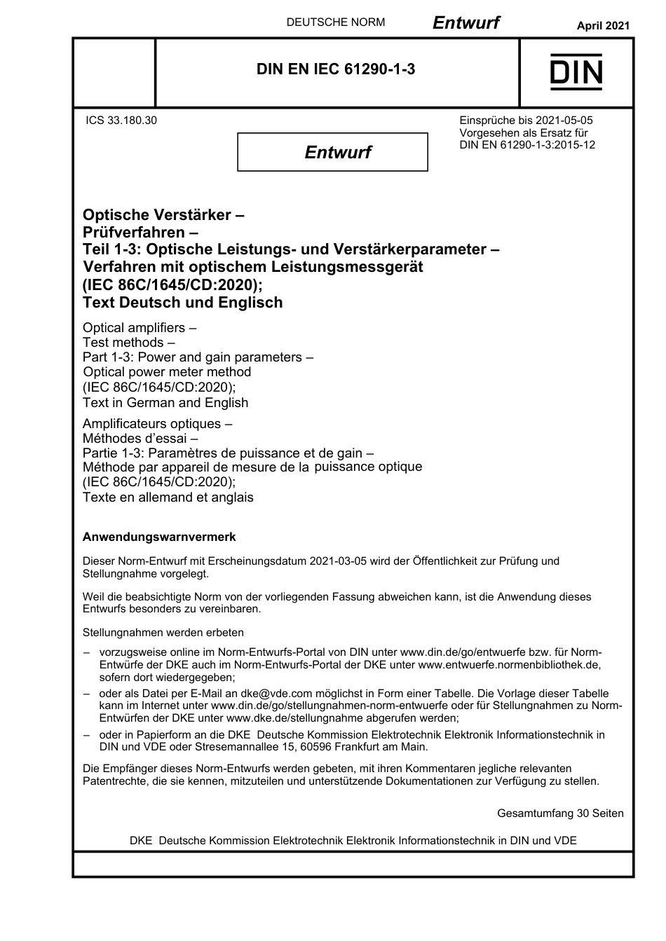 DIN_EN_IEC_61290-1-3_E__2021-04.pdf_第1页