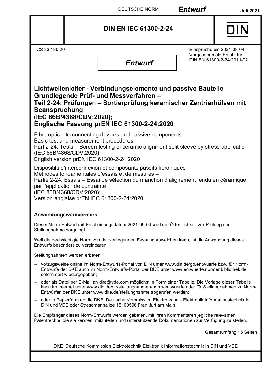 DIN_EN_IEC_61300-2-24_E__2021-07.pdf_第1页