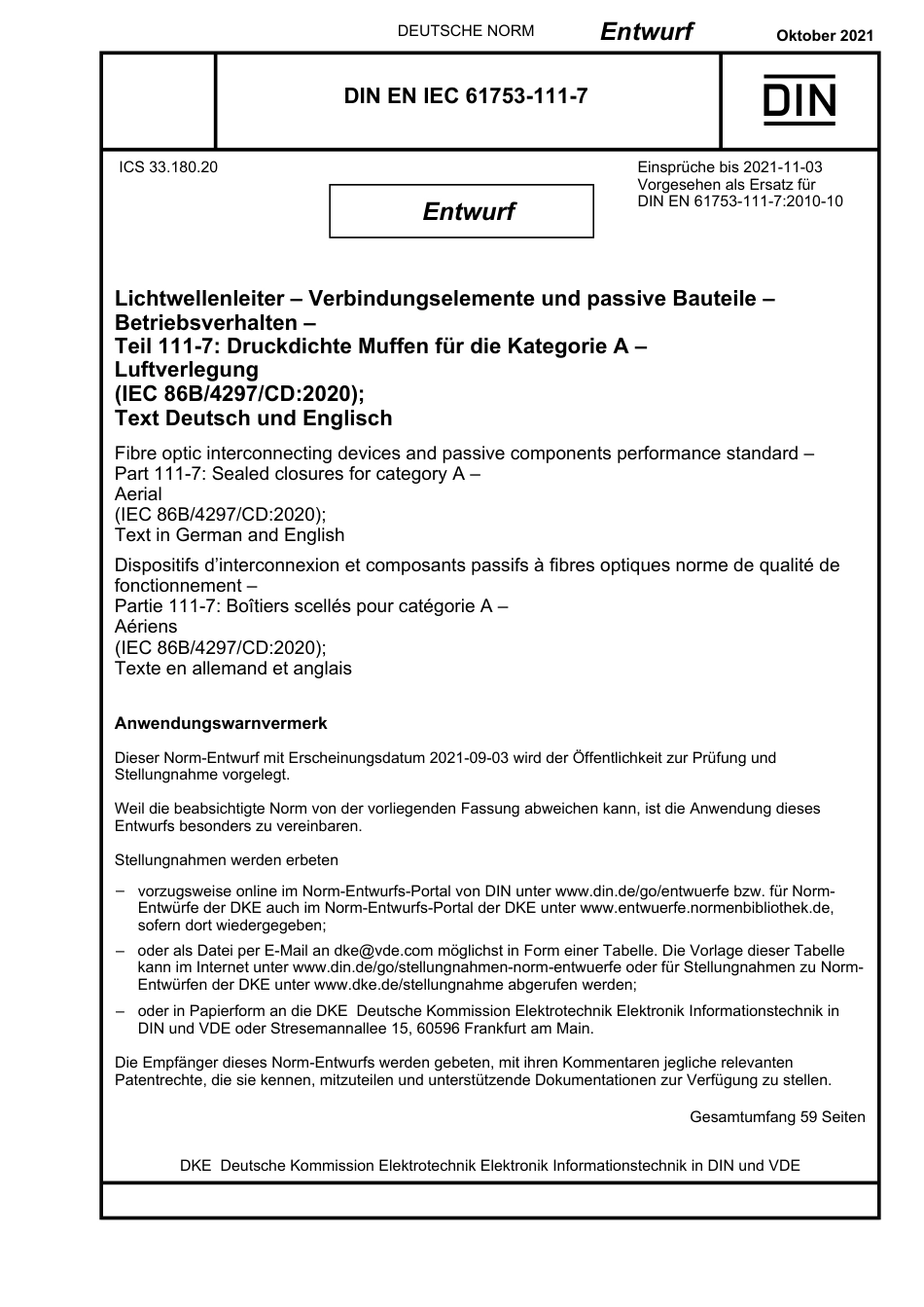 DIN_EN_IEC_61753-111-7_E__2021-10.pdf_第1页