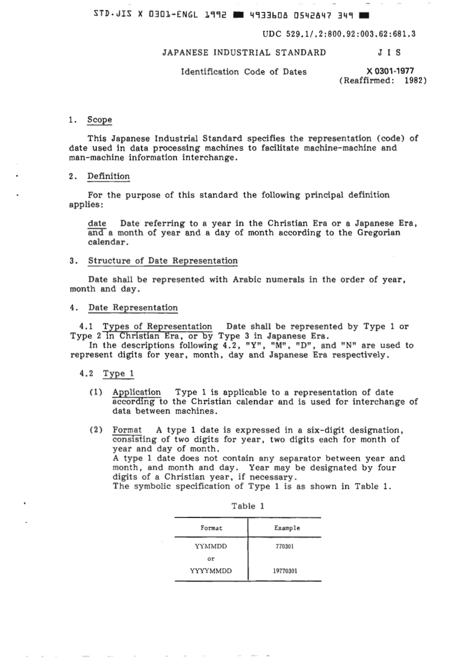 JIS X 0301-1977 (1992) JIS C 6262-1977.pdf_第3页