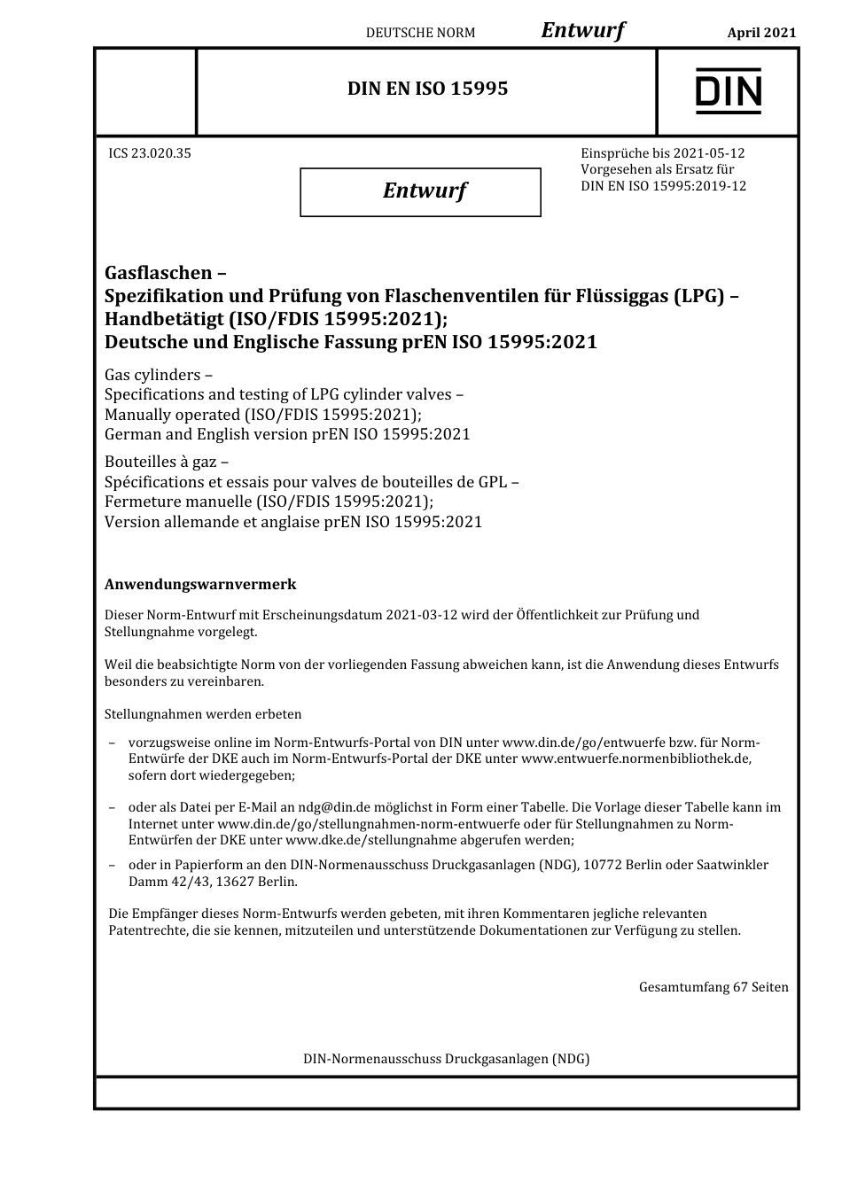 DIN_EN_ISO_15995_E__2021-04.pdf_第1页