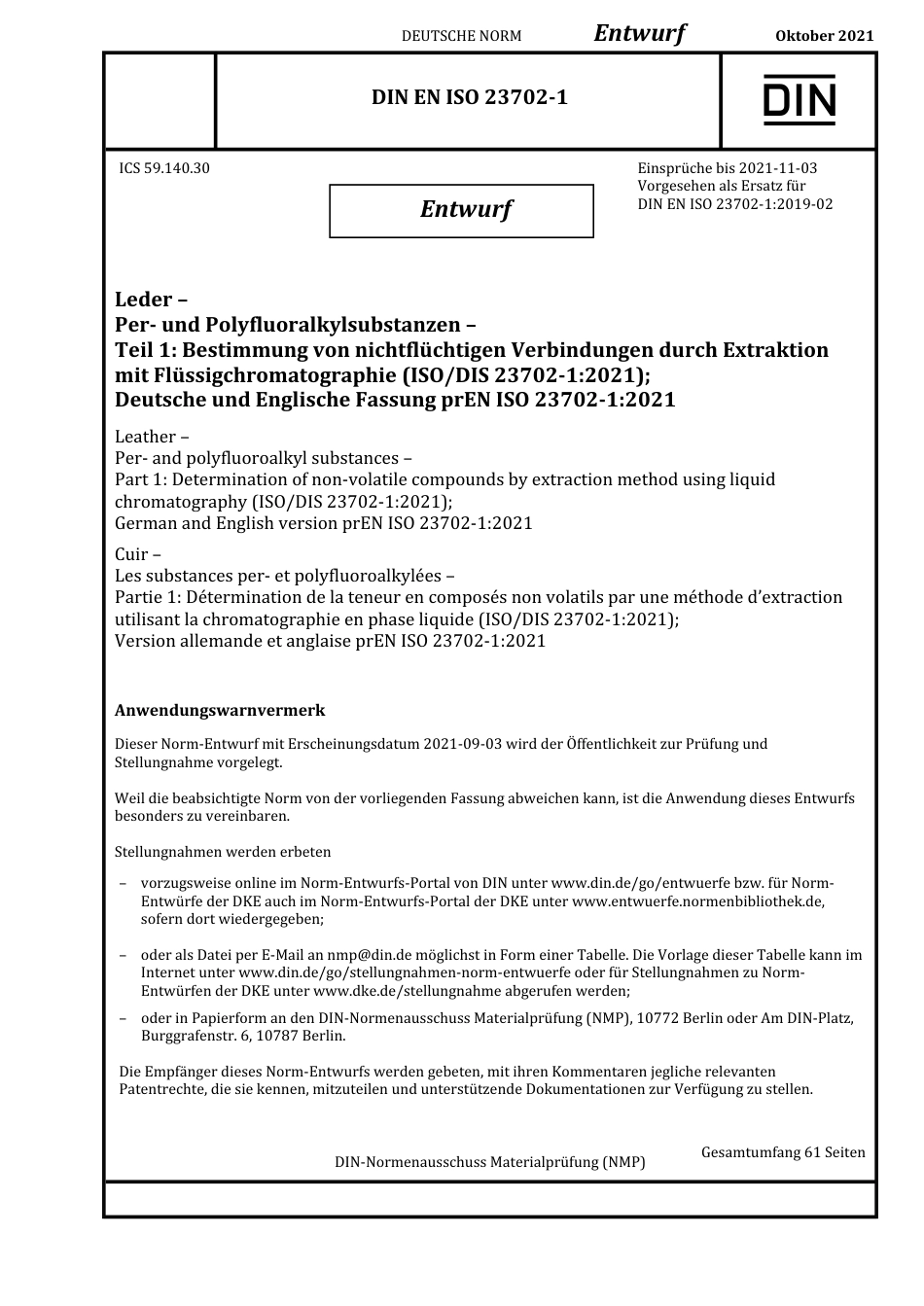 DIN_EN_ISO_23702-1_E__2021-10.pdf_第1页