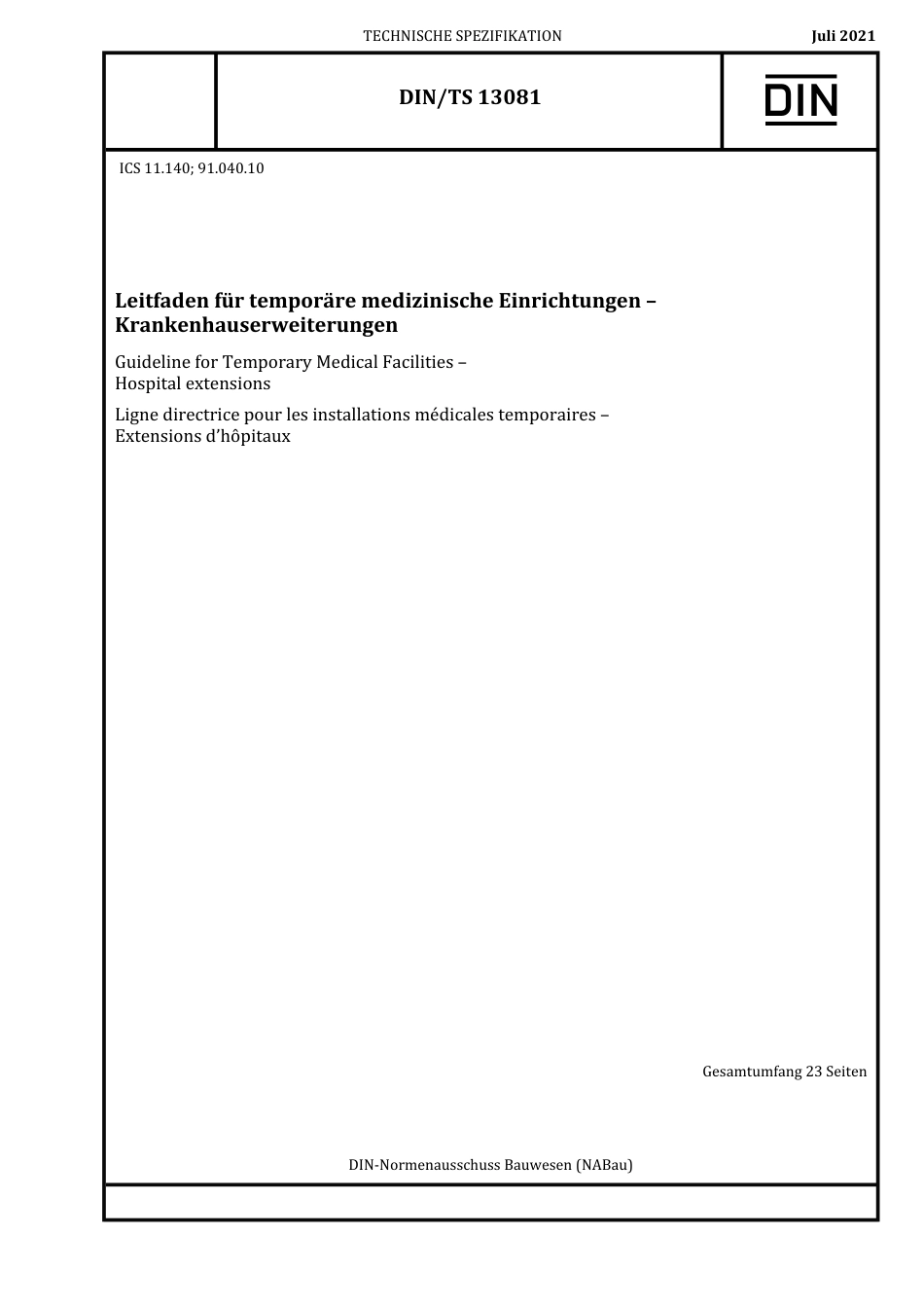 DIN_TS_13081__2021-07.pdf_第1页