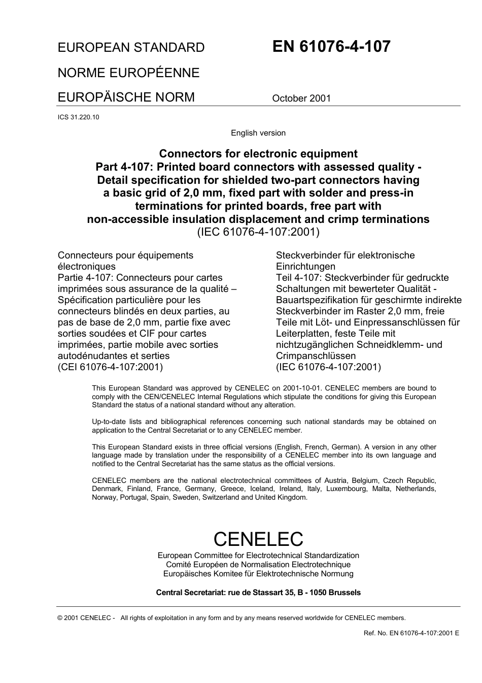 BS EN 61076-4-107-2001.pdf_第3页