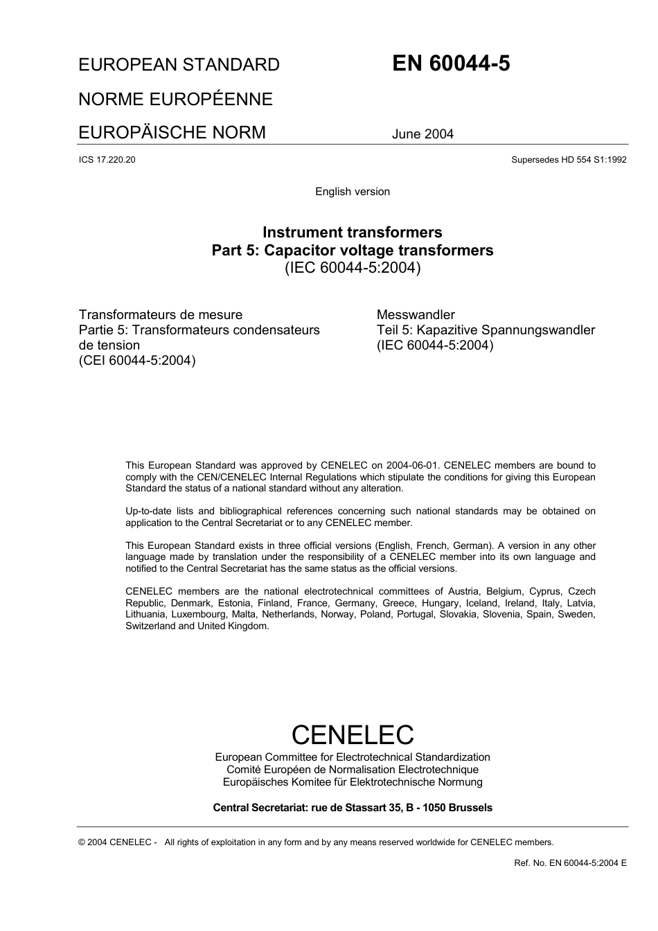 BS EN 60044-5-2004.pdf_第3页