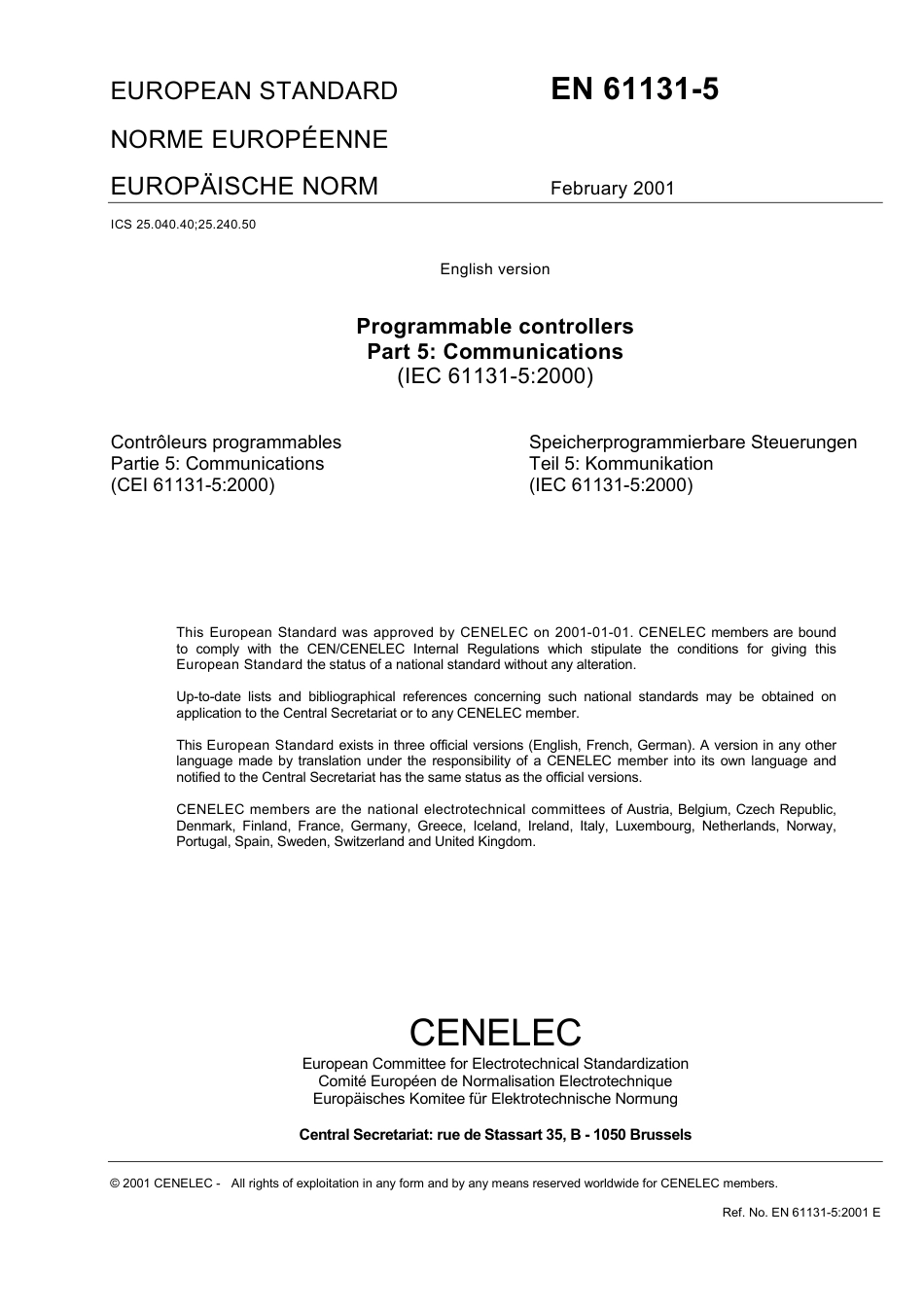 BS EN 61131-5-2001.pdf_第3页