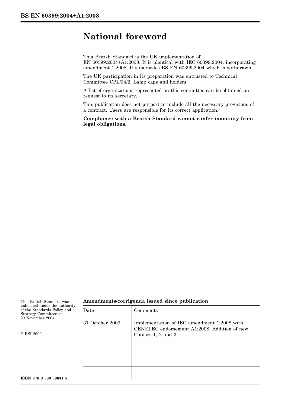 BS EN 60399-2004 + A1-2008.pdf_第2页