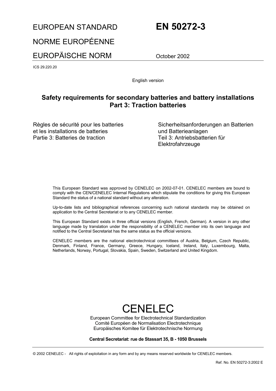 BS EN 50272-3-2002 (2006).pdf_第3页