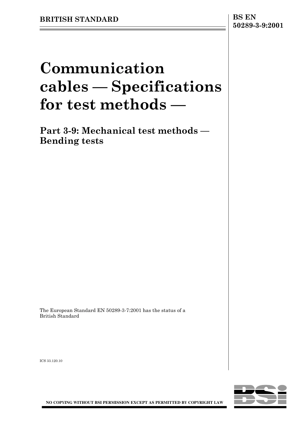 BS EN 50289-3-9-2001.pdf_第1页