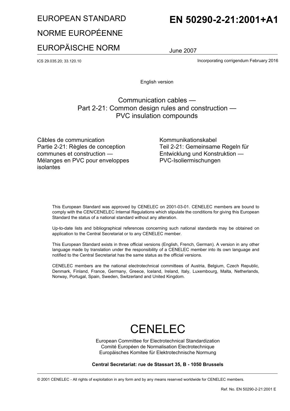 BS EN 50290-2-21-2002 + A1-2007 (2016).pdf_第3页