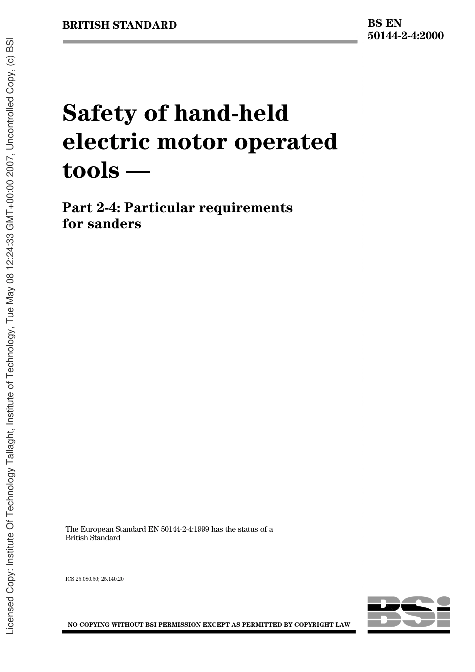 BS EN 50144-2-4-2000.pdf_第1页