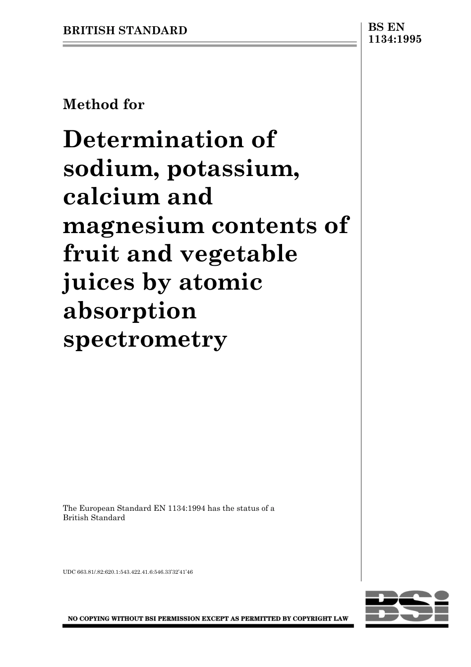 BS EN 01134-1995 (1999).pdf_第1页