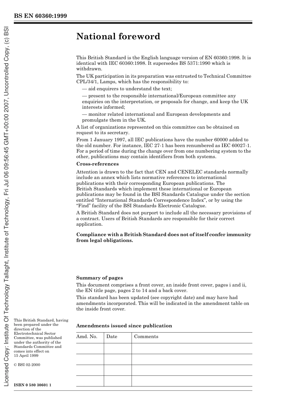 BS EN 60360-1999 (2000) IEC 60360-1998.pdf_第2页