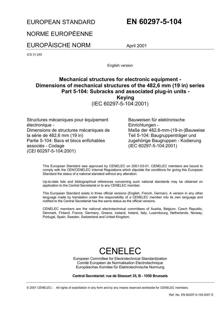 BS EN 60297-5-104-2001.pdf_第3页