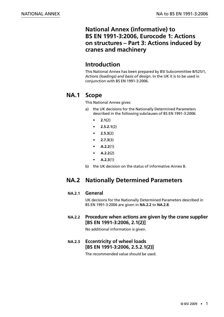 BS EN 01991-3-2006 NA 2009.pdf_第3页