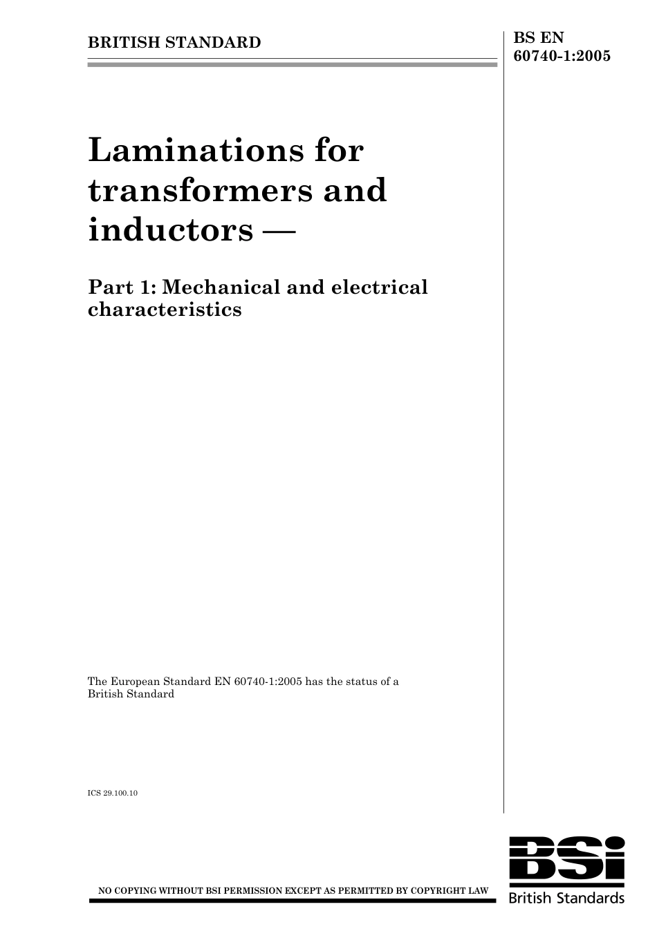 BS EN 60740-1-2005.pdf_第1页